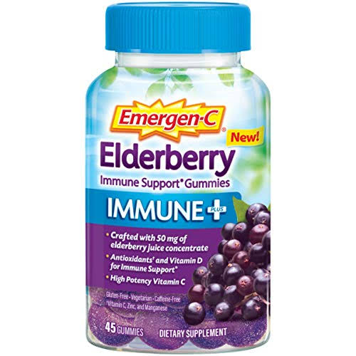 Emergen-c - Immune + Gummies Elderberry - 45 Ct