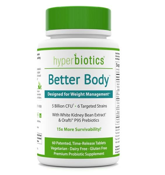 Hyperbiotics Better Body 5 Billion CFU - 60 Time-Release Tablets