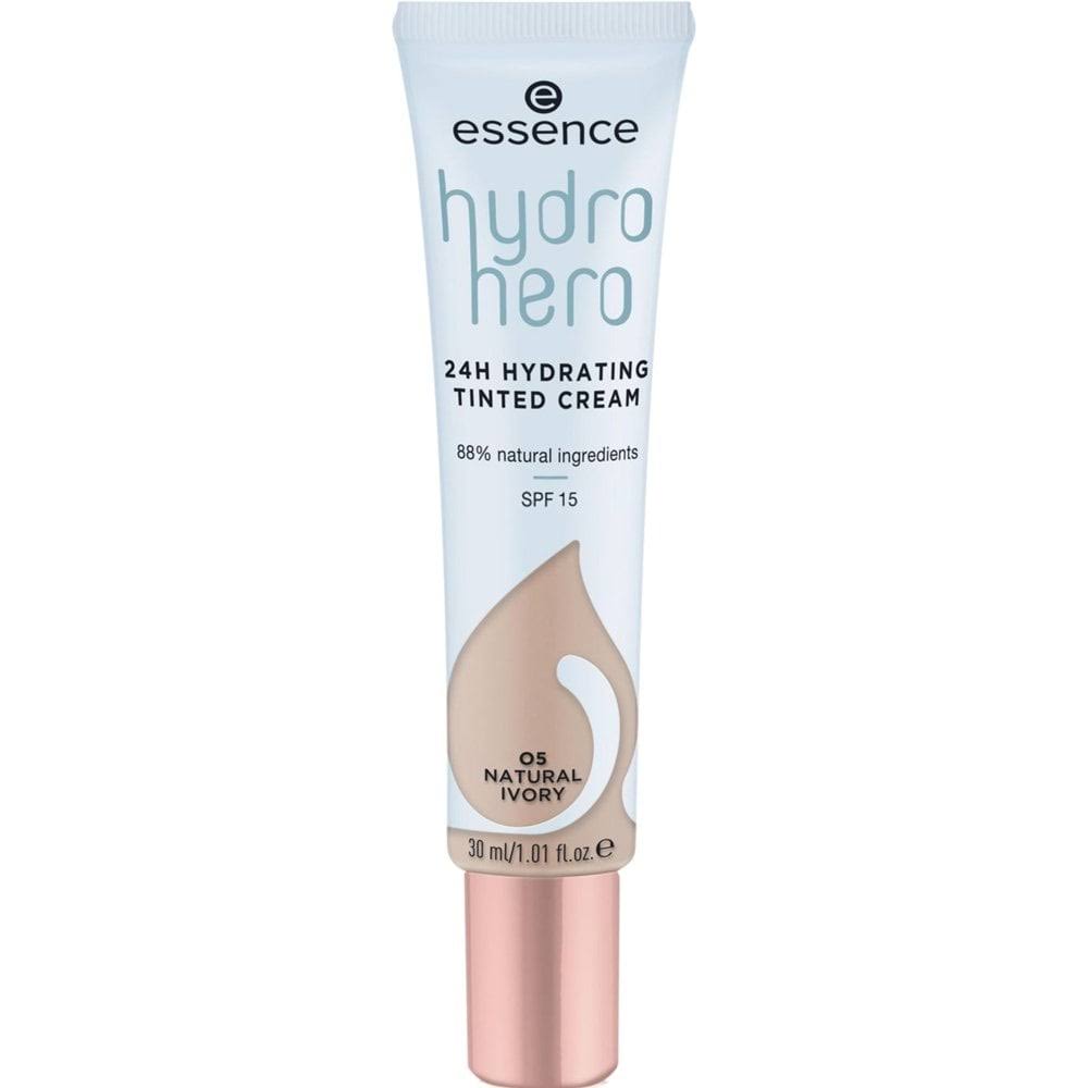 Essence Hydro Hero 24H Hydrating Tinted Cream 05 30ml - wilko