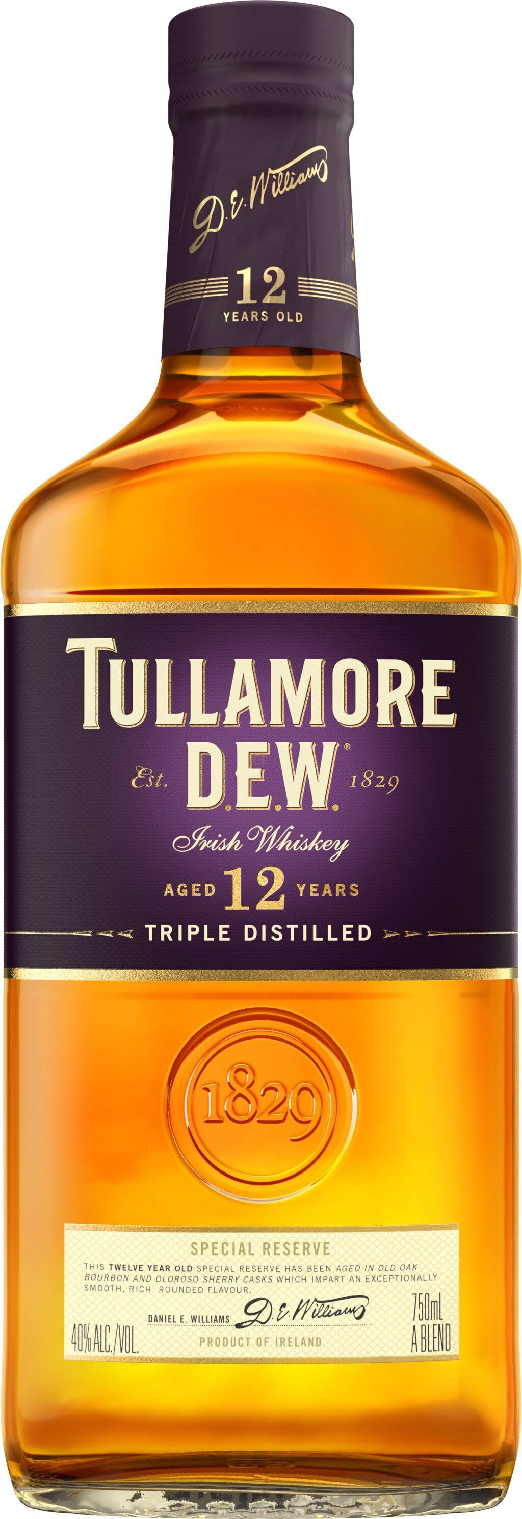 Tullamore Dew 12-Year-Old Special Reserve Irish Whiskey - 750ml