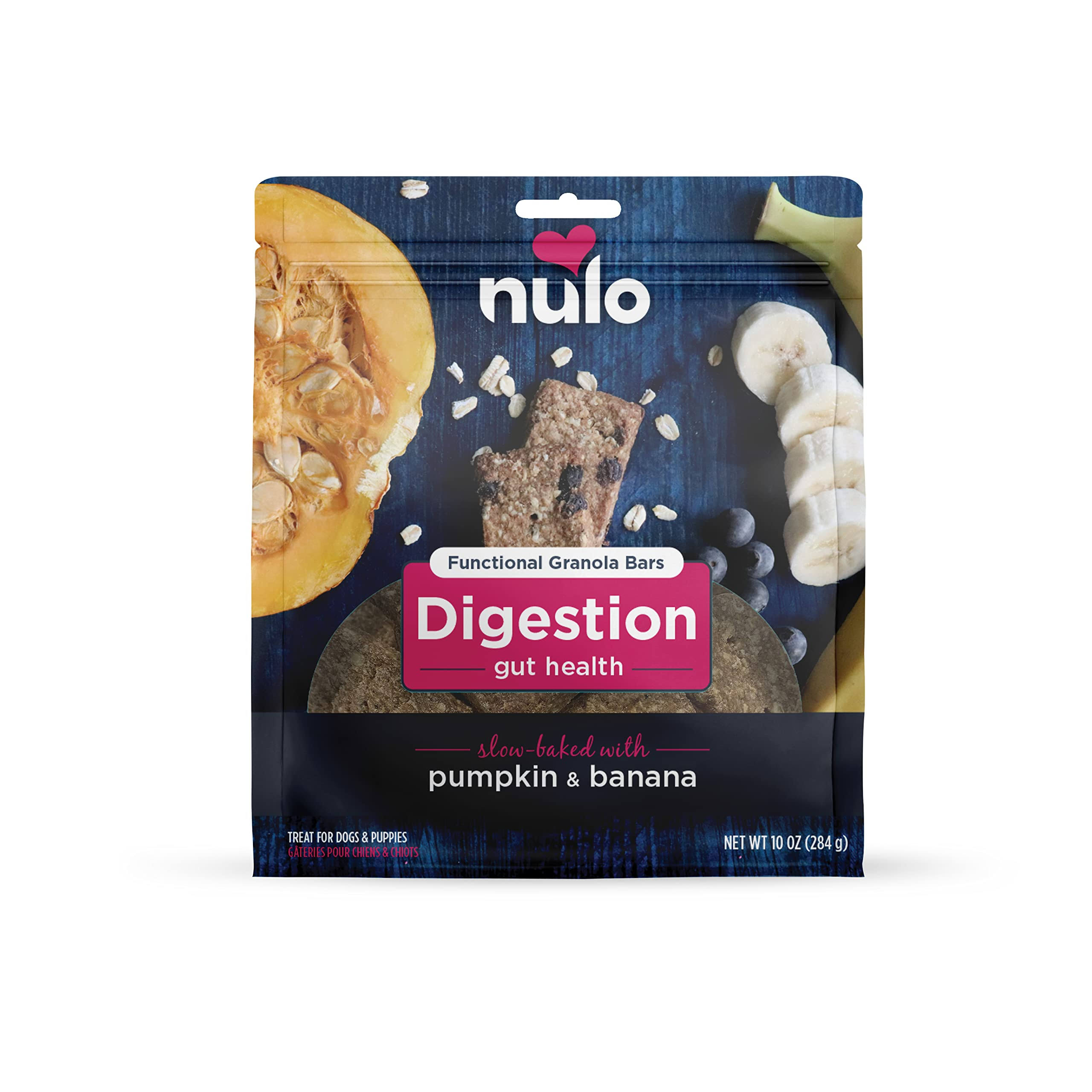 Nulo Digestion Functional Granola Bars For Dogs 10 oz