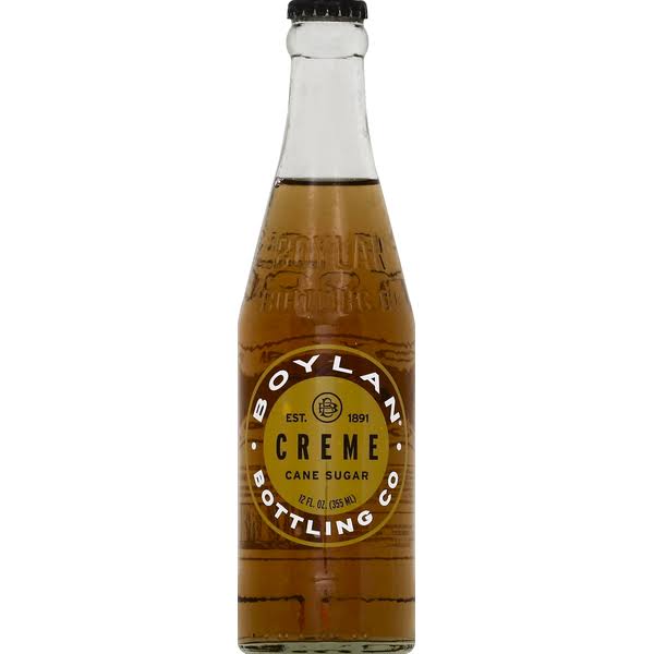 Boylan Bottling Soda, Creme - 12 oz