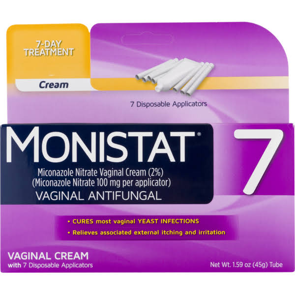 Monistat 7 Vaginal Antifungal Cream with Disposable Applicators - 1.59oz