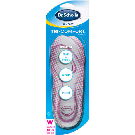 Dr. Scholls Women's Tri-comfort Insole - Size 6-10, 1 Pair