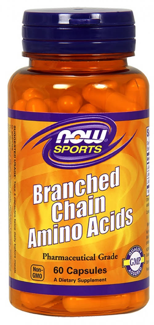 Now Sports Branched Chain Amino Acids - 60 Capsules