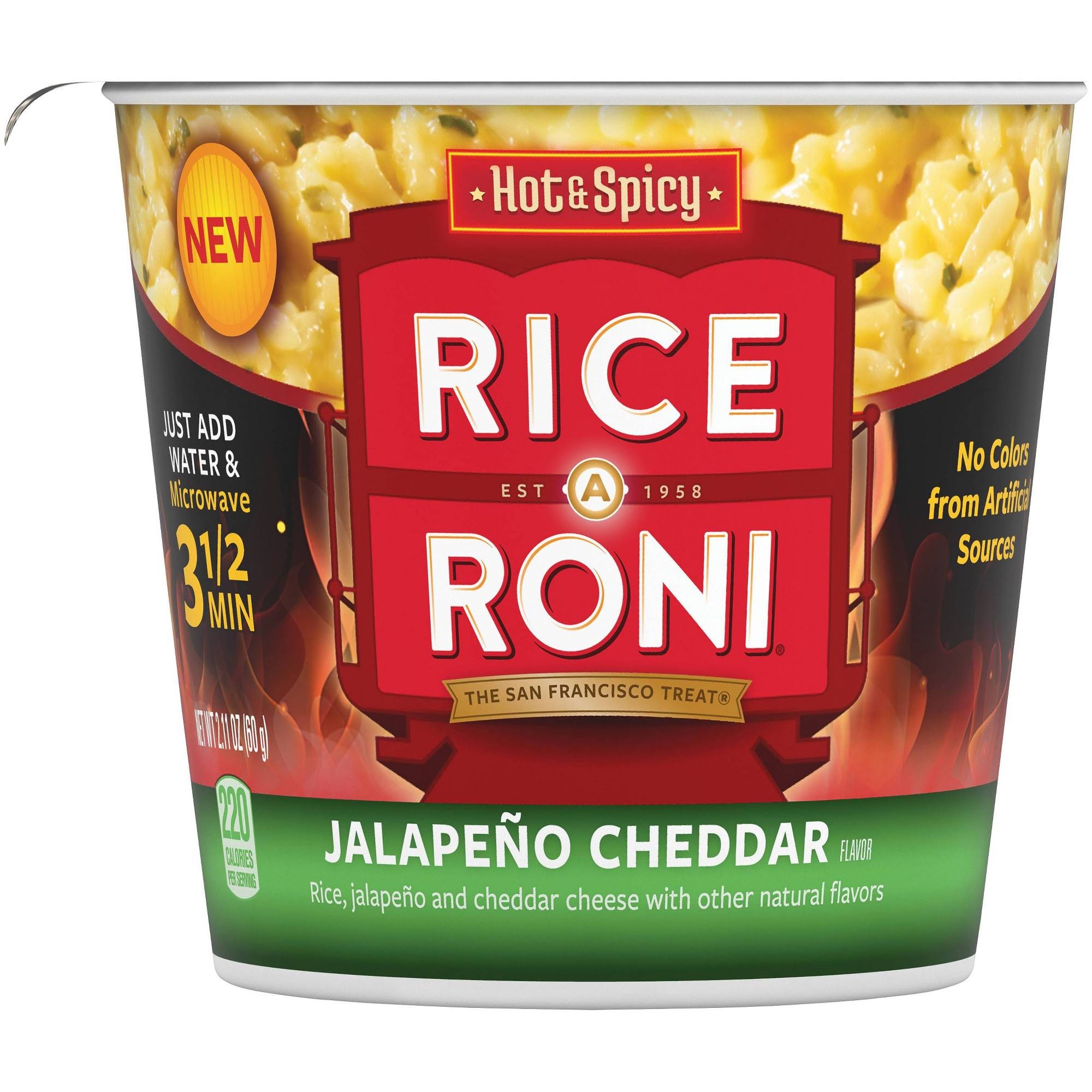 Rice A Roni Rice, Jalapeno Cheddar, Hot & Spicy - 2.11 oz