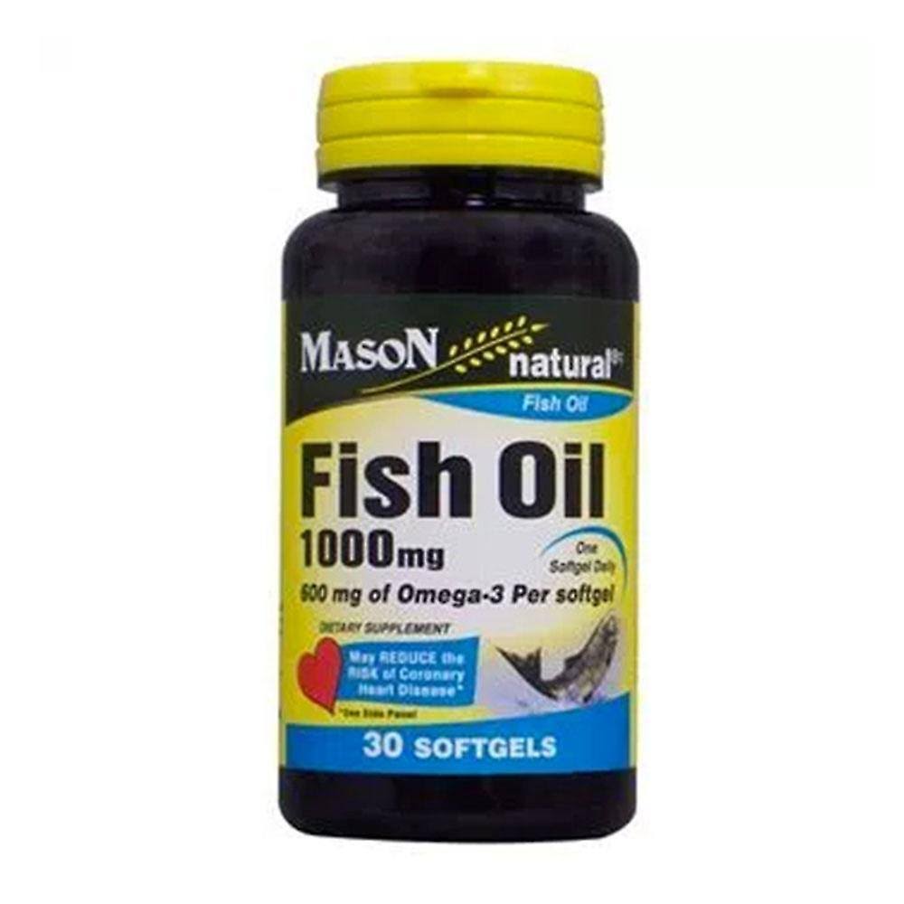 Mason Natural Super Omega-3 Fish Oil 1000mg Softgels - x30