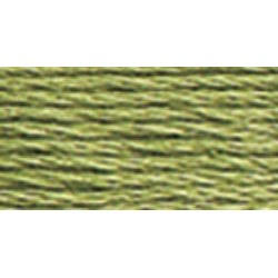 DMC Pearl Cotton Skein Size 5 27.3yd-Medium Green Grey