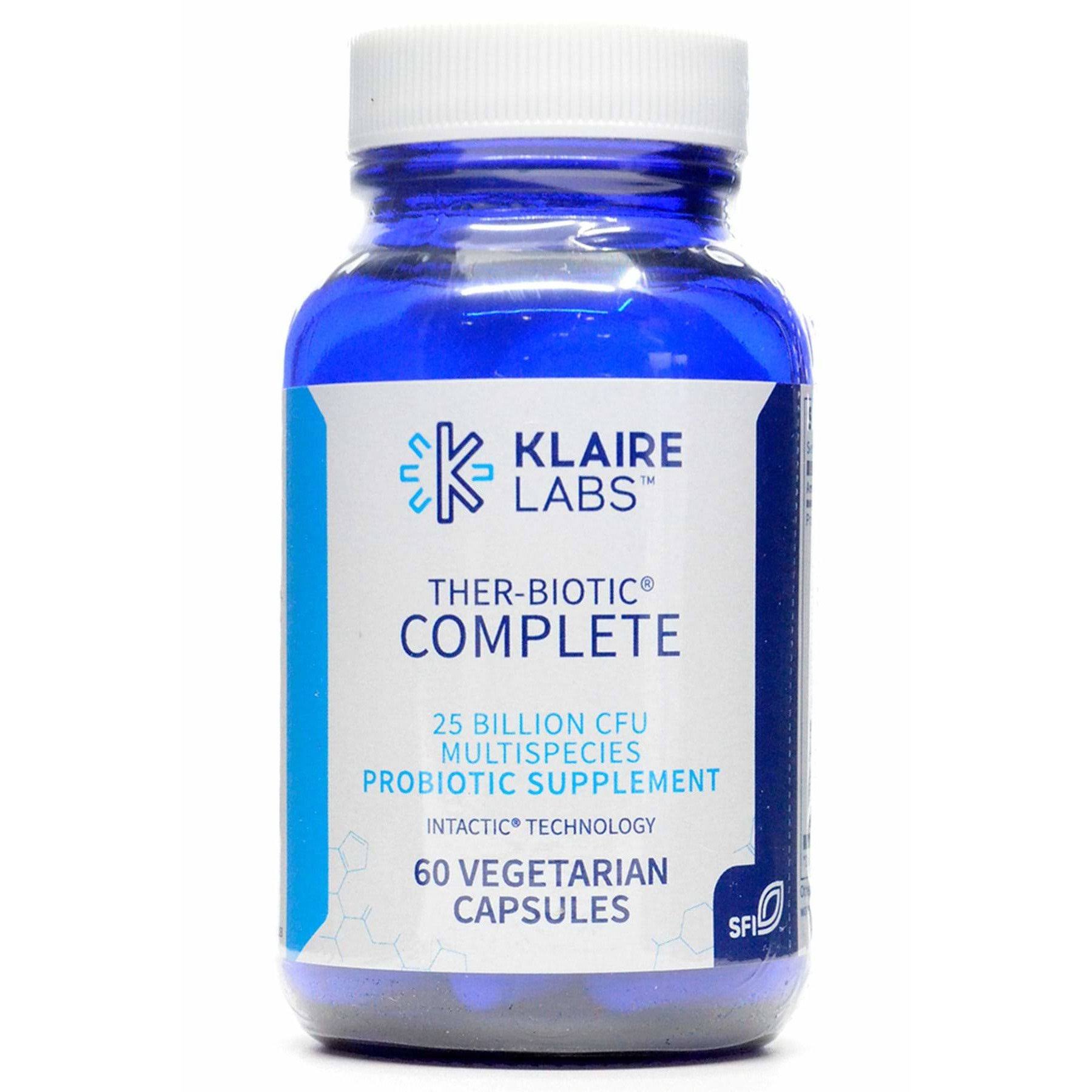 Klaire Labs Therbiotic Complete Probiotic Supplement - 60 capsules