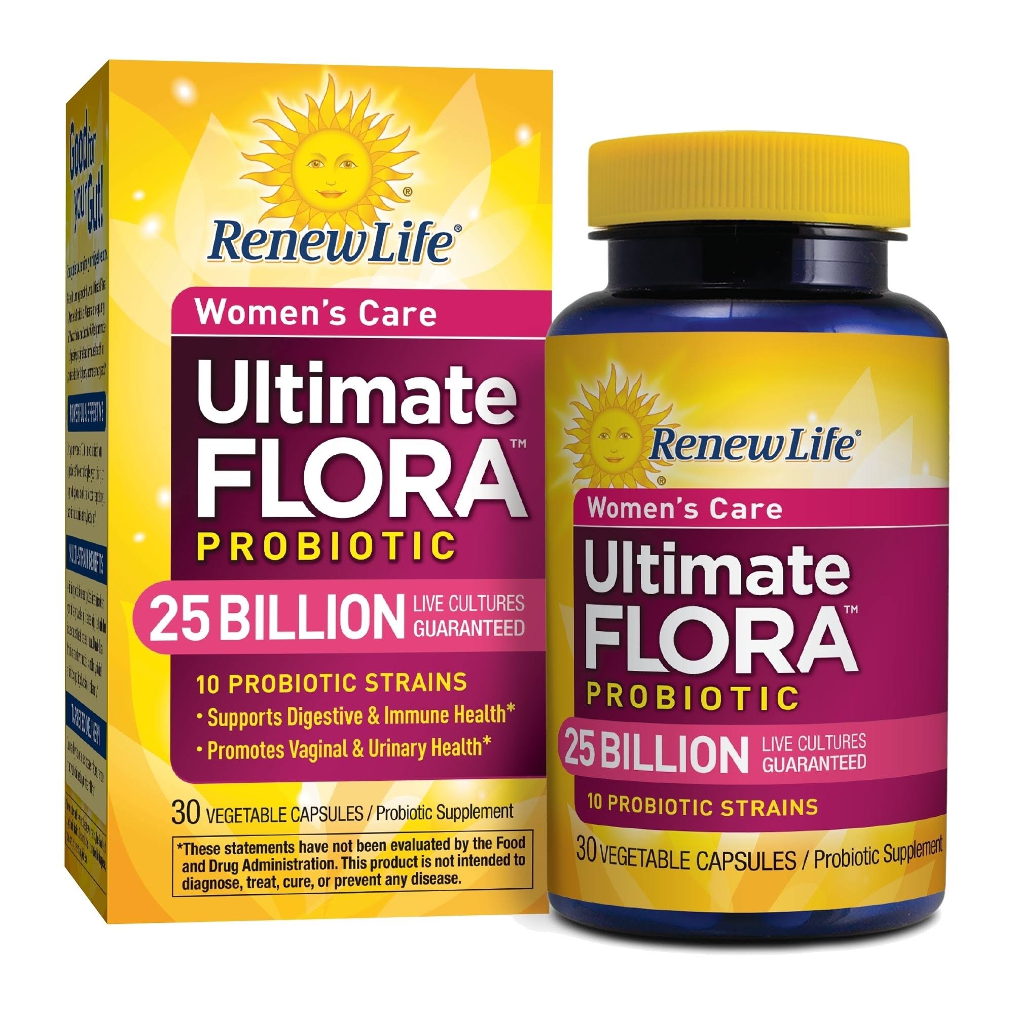 Renew Life Women's Care Ultimate Flora Probiotic Formula - 30 Vegetable Capsules
