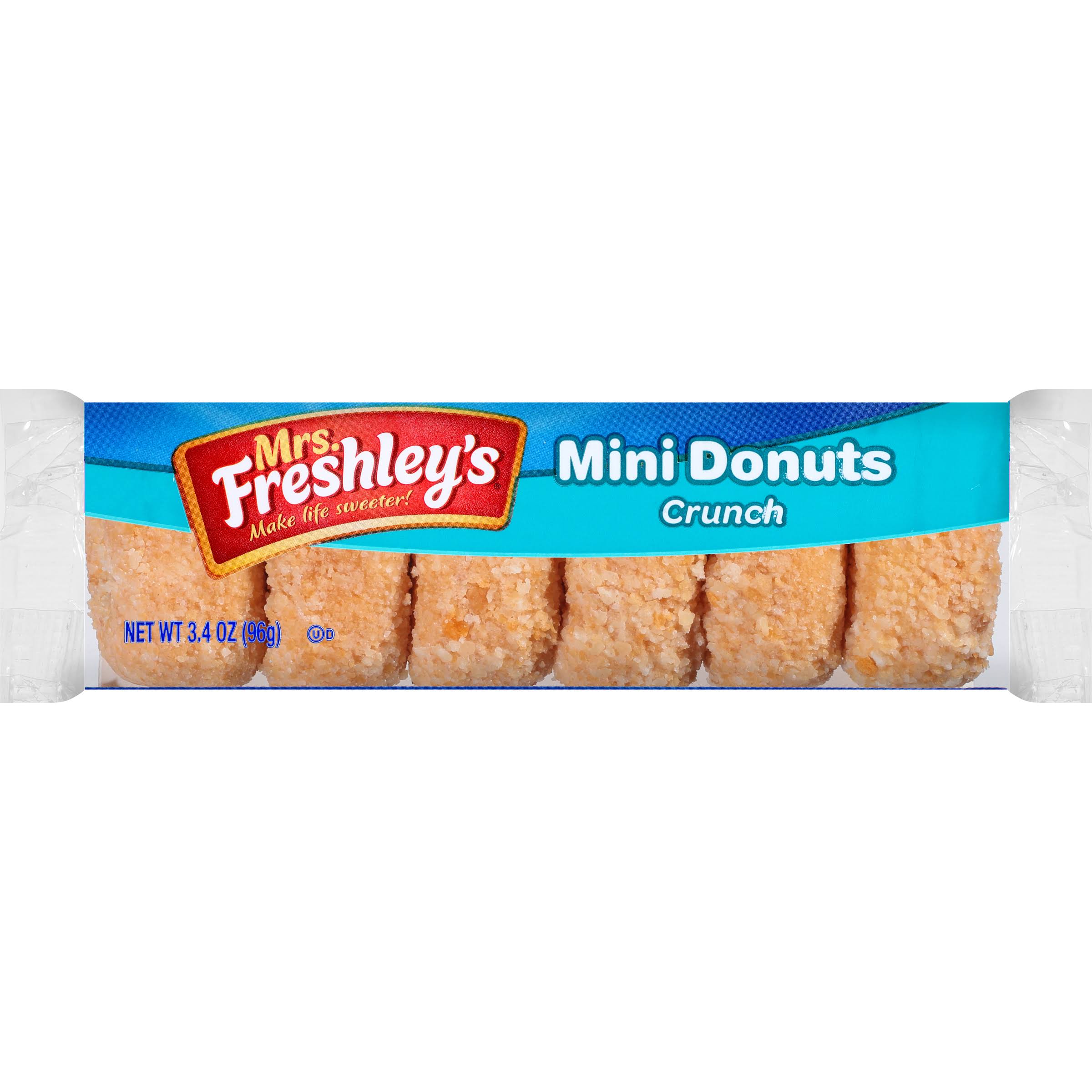 Mrs. Freshley's Crunch Mini Donuts - 6pk
