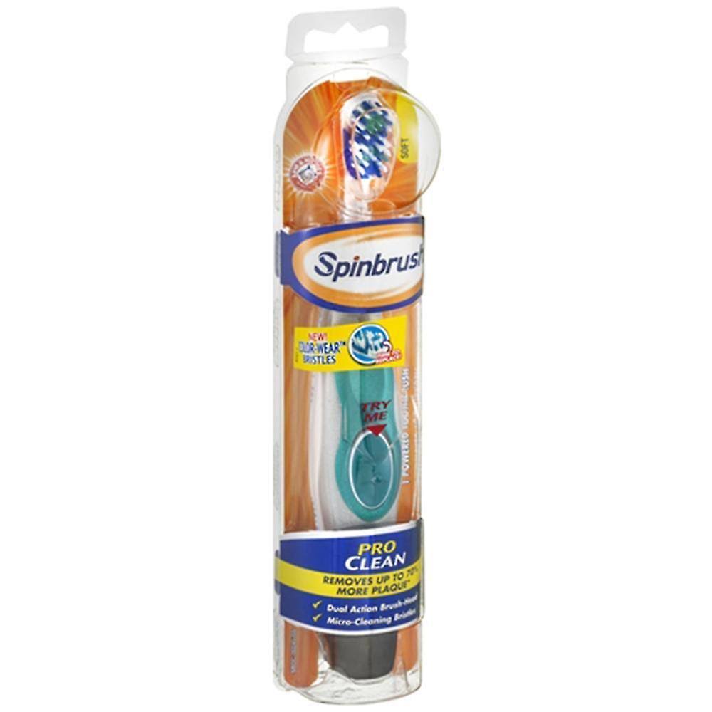 Spinbrush Pro Clean Toothbrush, Powered, Soft
