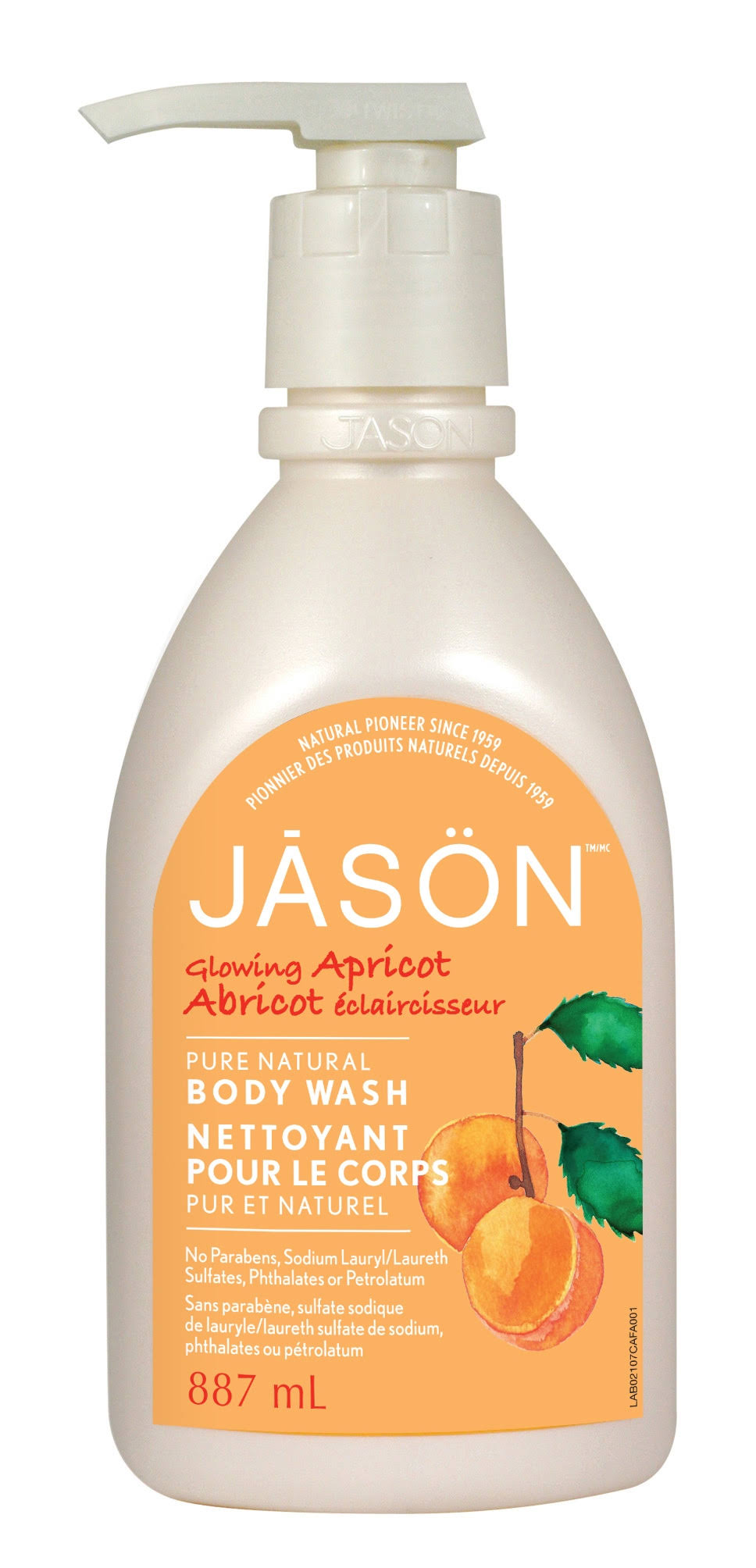 Jason Satin Shower Body Wash - Apricot