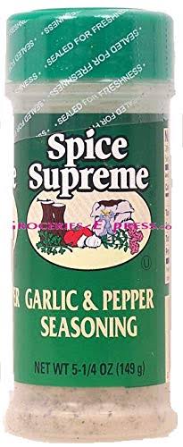 Spice Supreme Spice Supreme Garlic & Pepper- Case of 12