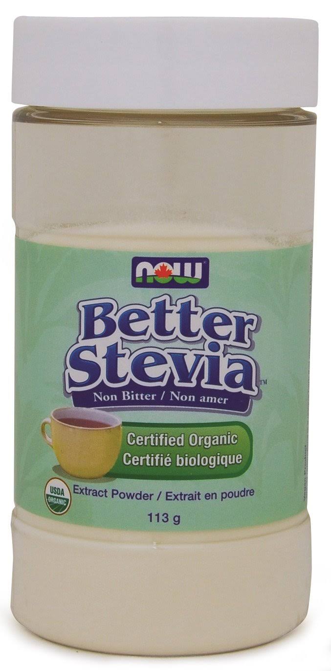 Now Better Stevia Certified Organic Extract Powder