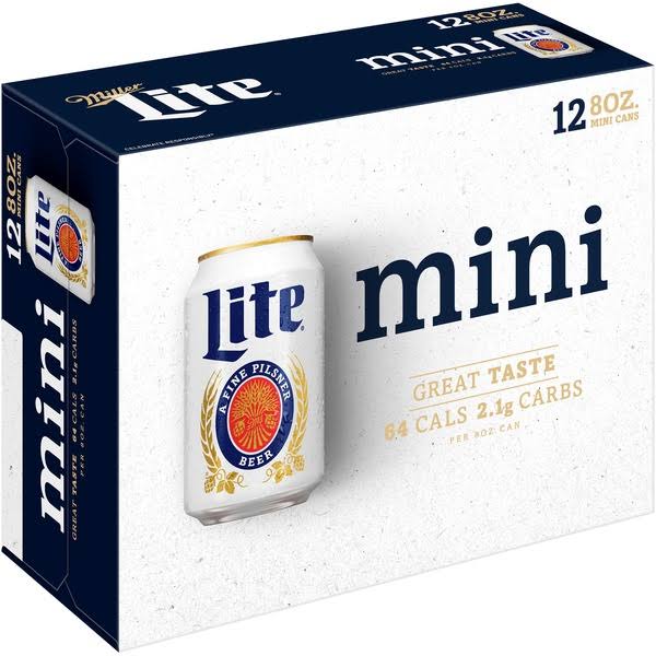 Miller Lite Beer - 12 Cans