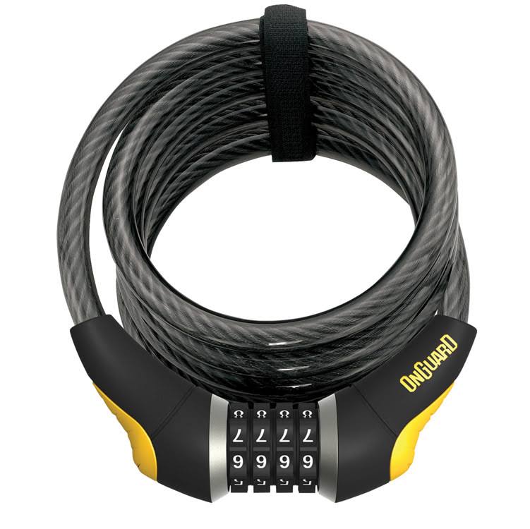 Onguard Doberman Cable Combo Bike Lock - 1.8m x 12mm
