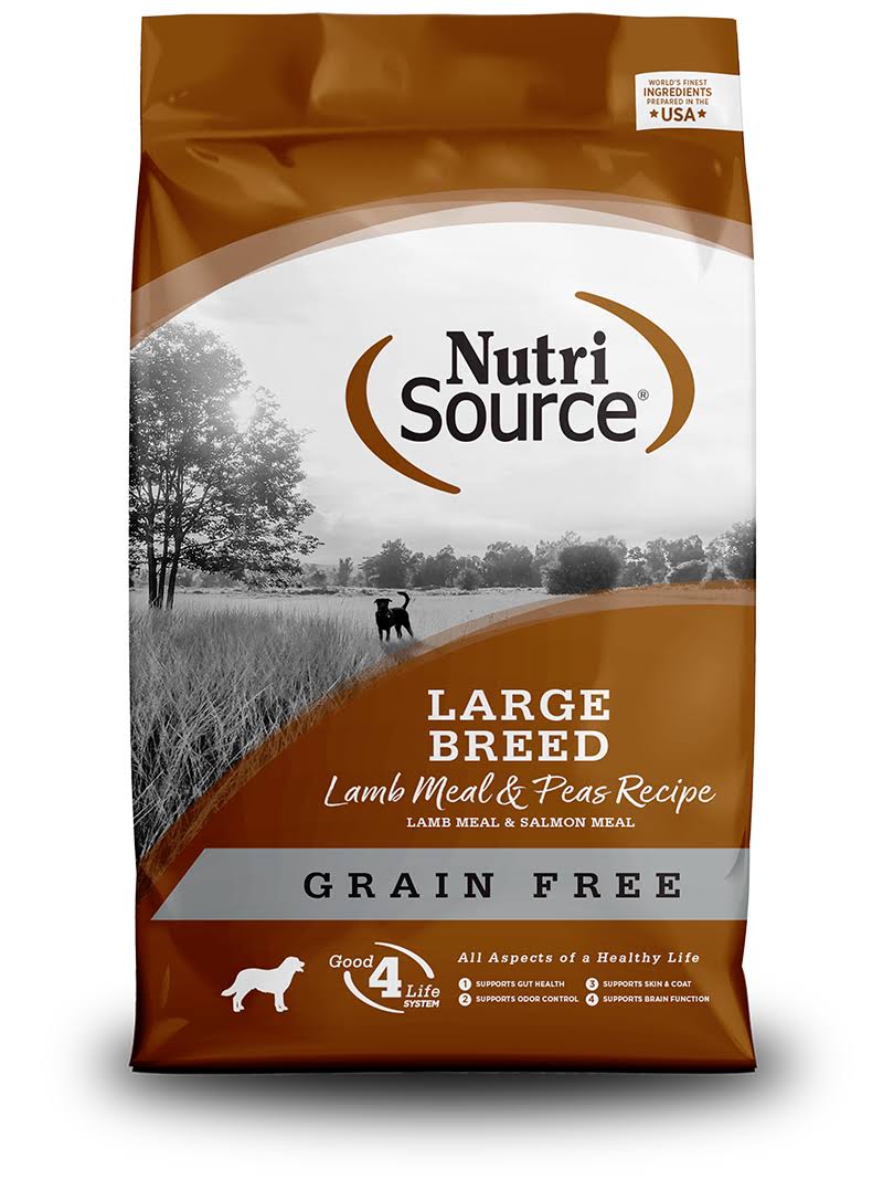 Nutri Source Grain Free Large Breed Dry Dog Food - Lamb Meal