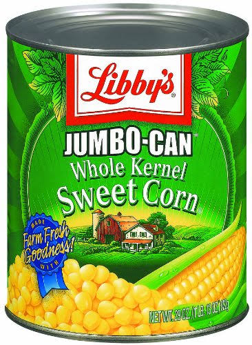 Libby's Jumbo Can Whole Kernel Sweet Corn - 29oz