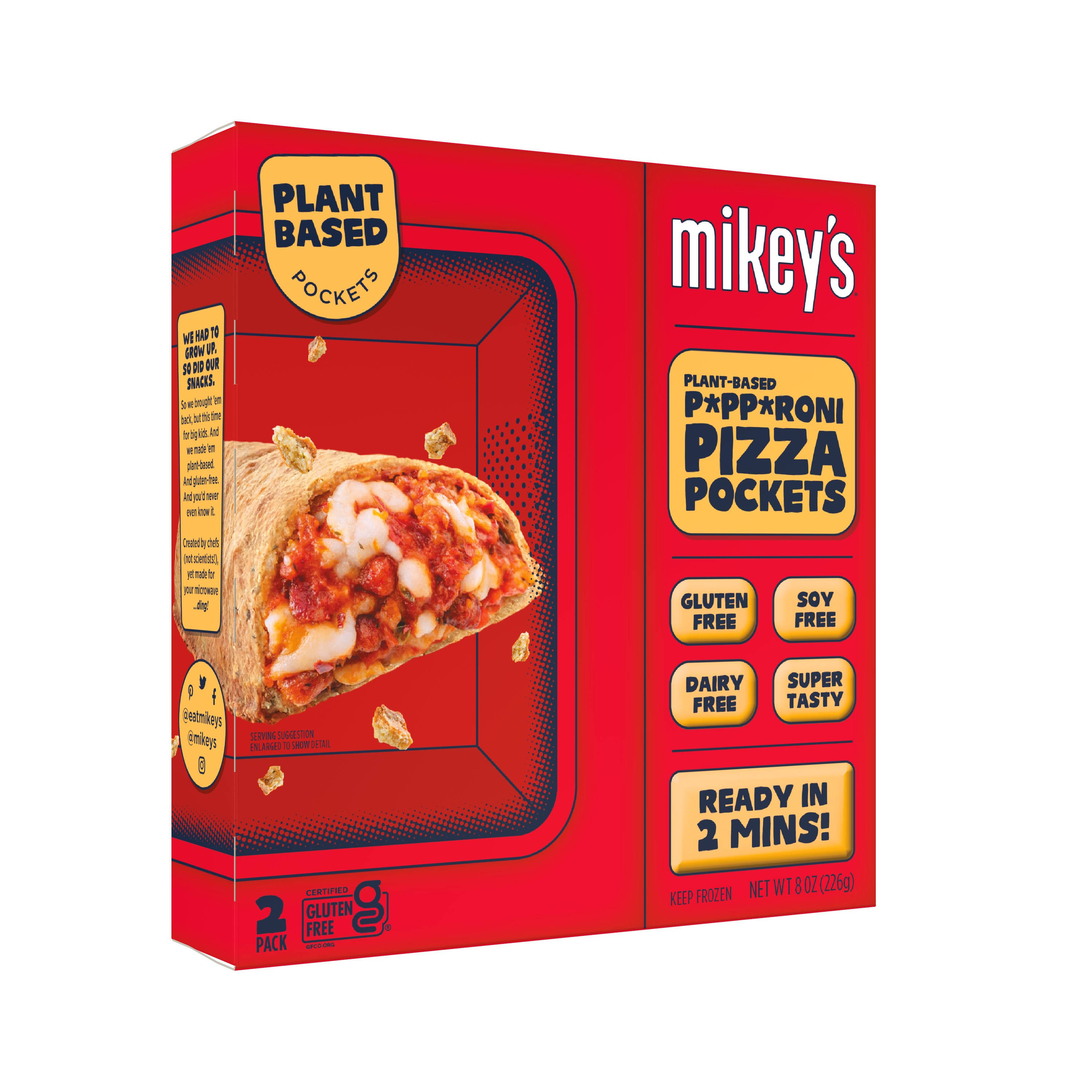 Mikey's Pepperoni Pizza Plant-Based Pockets