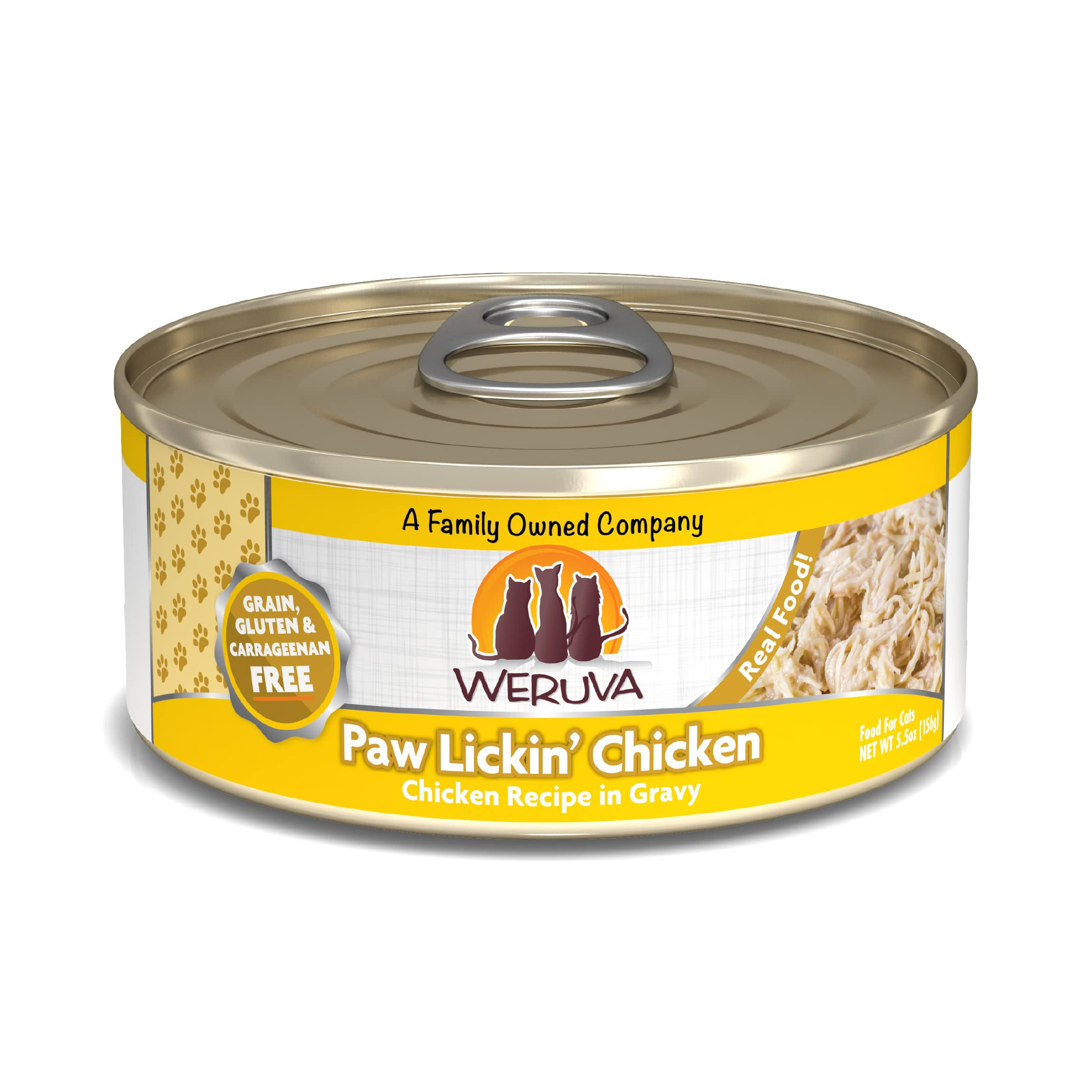 Weruva Paw Lickin Chicken Canned Dog Food - 5.5-oz, Case of 24