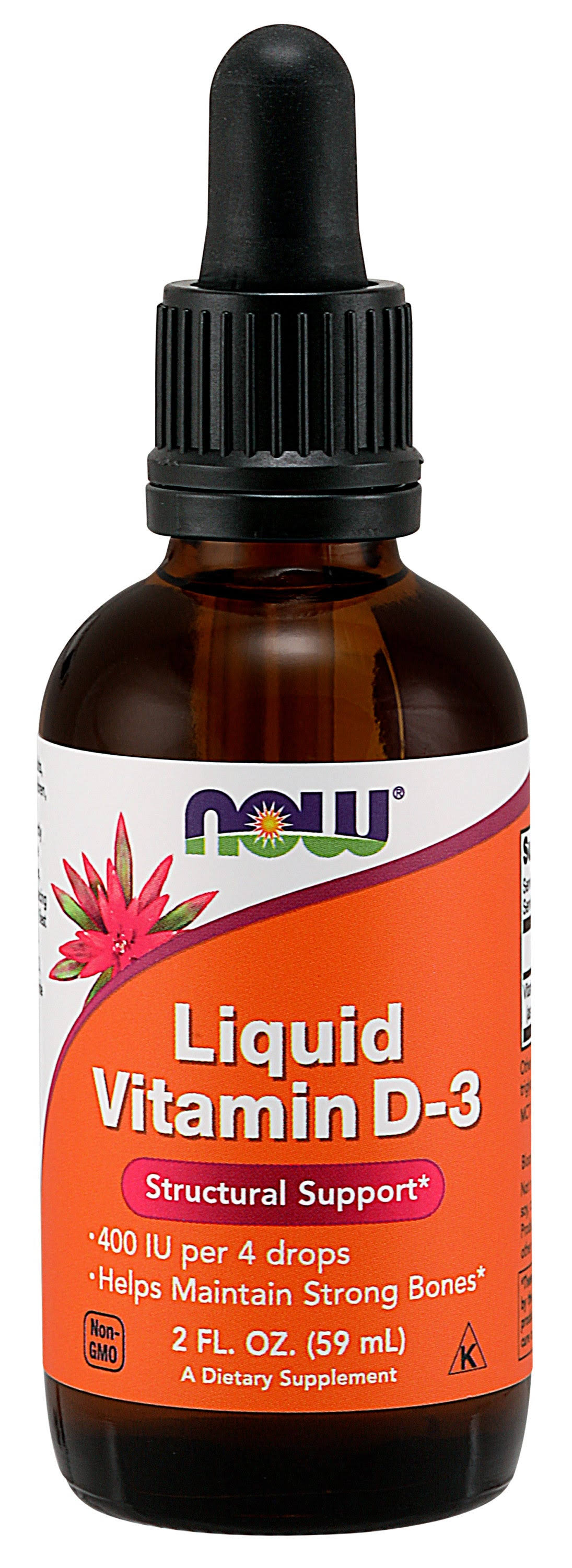 Now Liquid Vitamin D-3 - 60ml