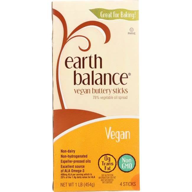 Earth Balance KHFM00327353 Buttery Spread Sticks Vegan - 16 oz
