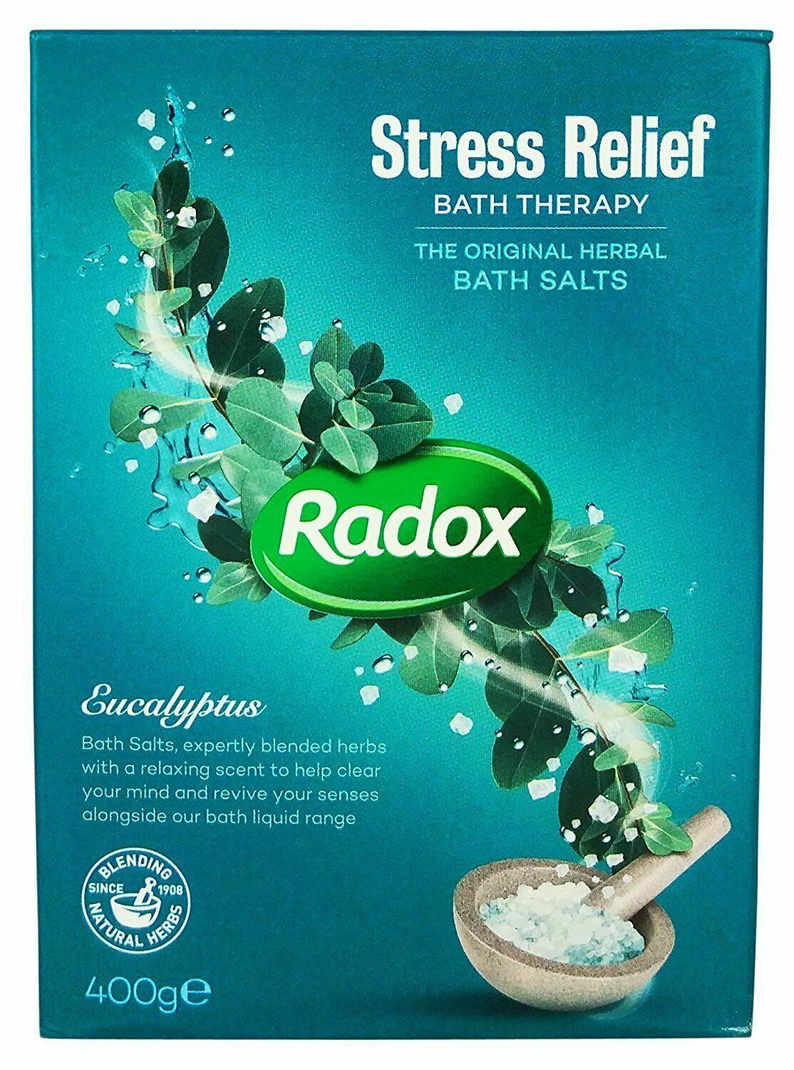 Radox Stress Relief Bath Salts - Eucalyptus, 400g