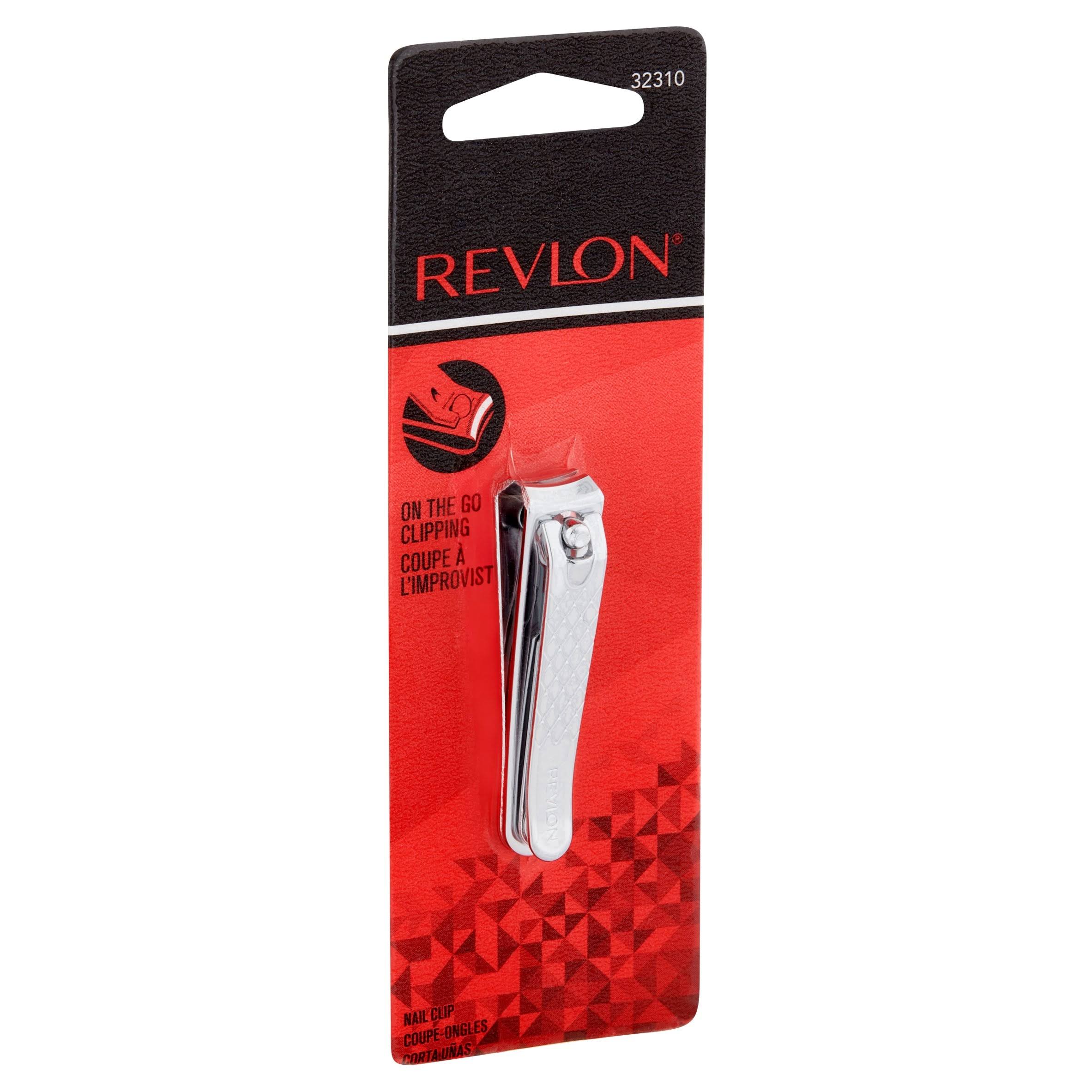 Revlon Compact Nail Clippers with Foldaway File