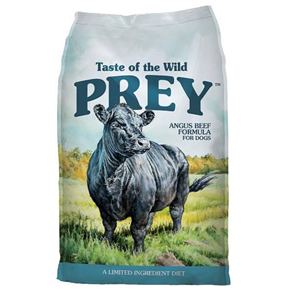 Taste of the Wild Prey Angus Beef Limited Ingredient Formula Grain-Free Dry Dog Food, 8-lb
