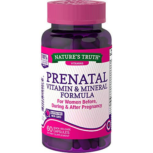 Nature's Truth Prenatal Vitamin & Mineral Formula Dietary Supplement - 60ct