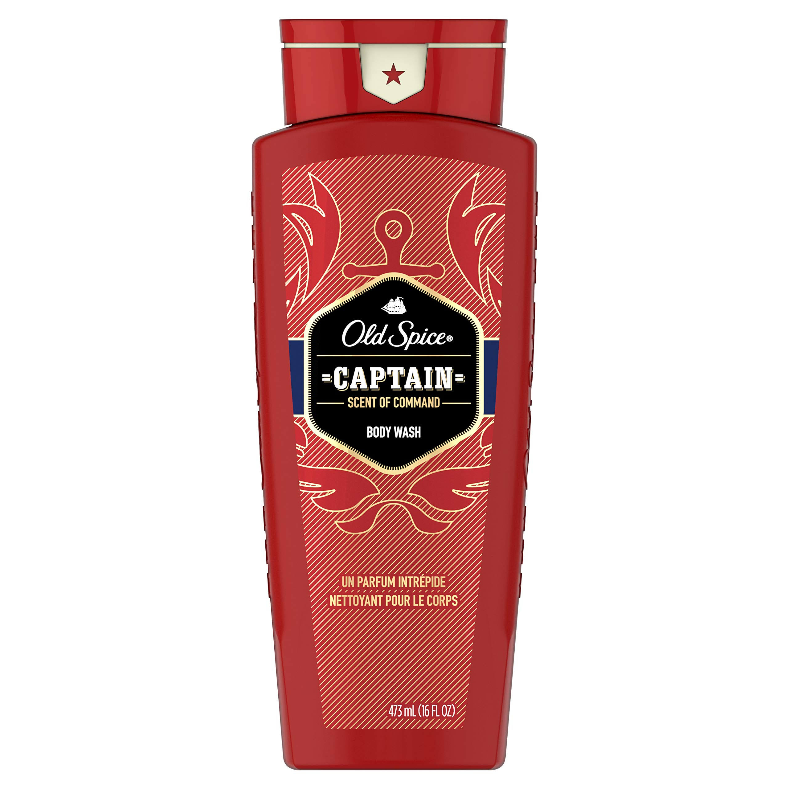 Old Spice Men's Red Collection Scent Body Wash - Captain, 16oz