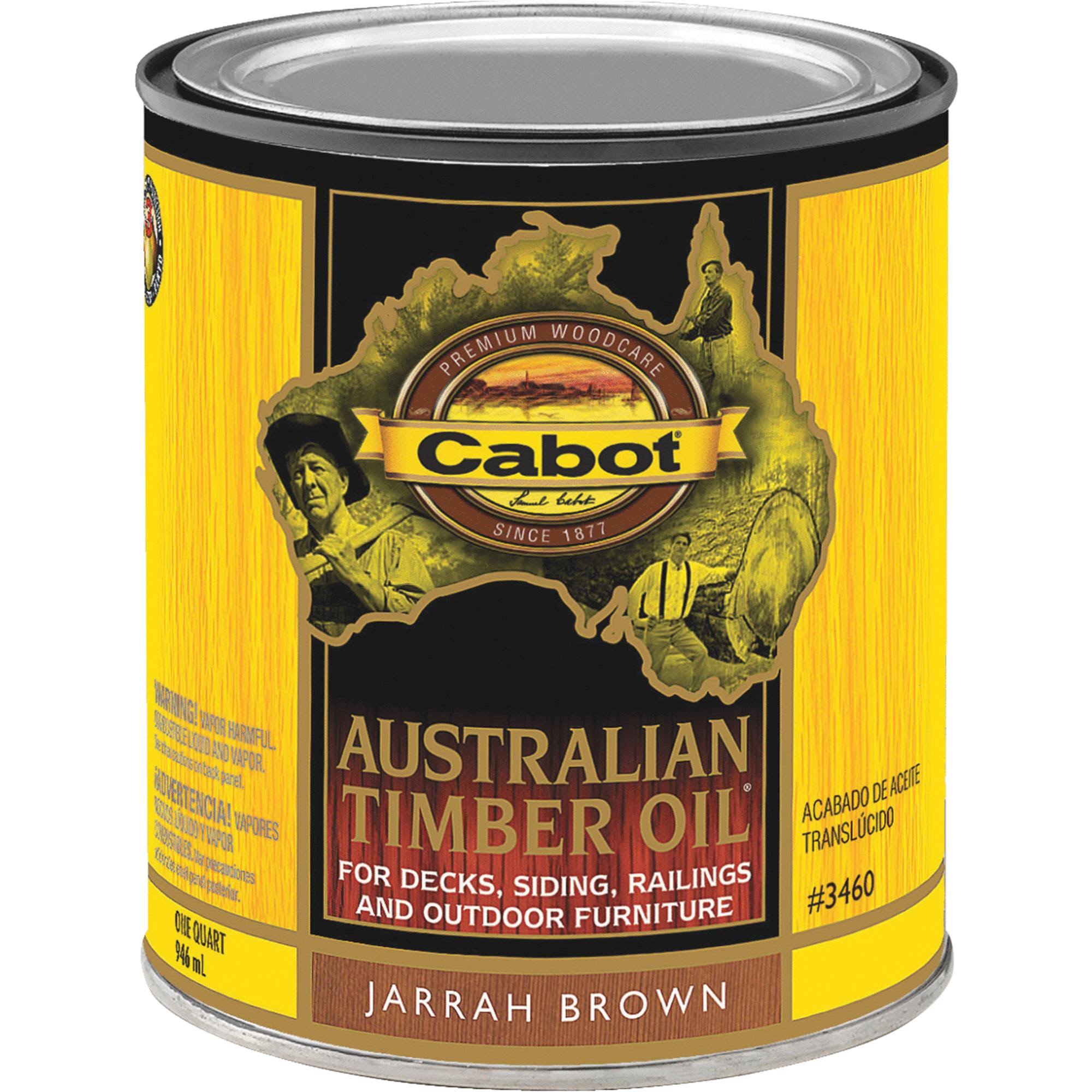 Valspar Brand Australian Timber Oil­ Paint - 0.9 Liter, Jarrah Brown