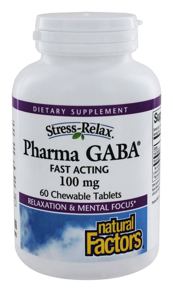 Natural Factors Stress-Relax GABA - 60 Capsules