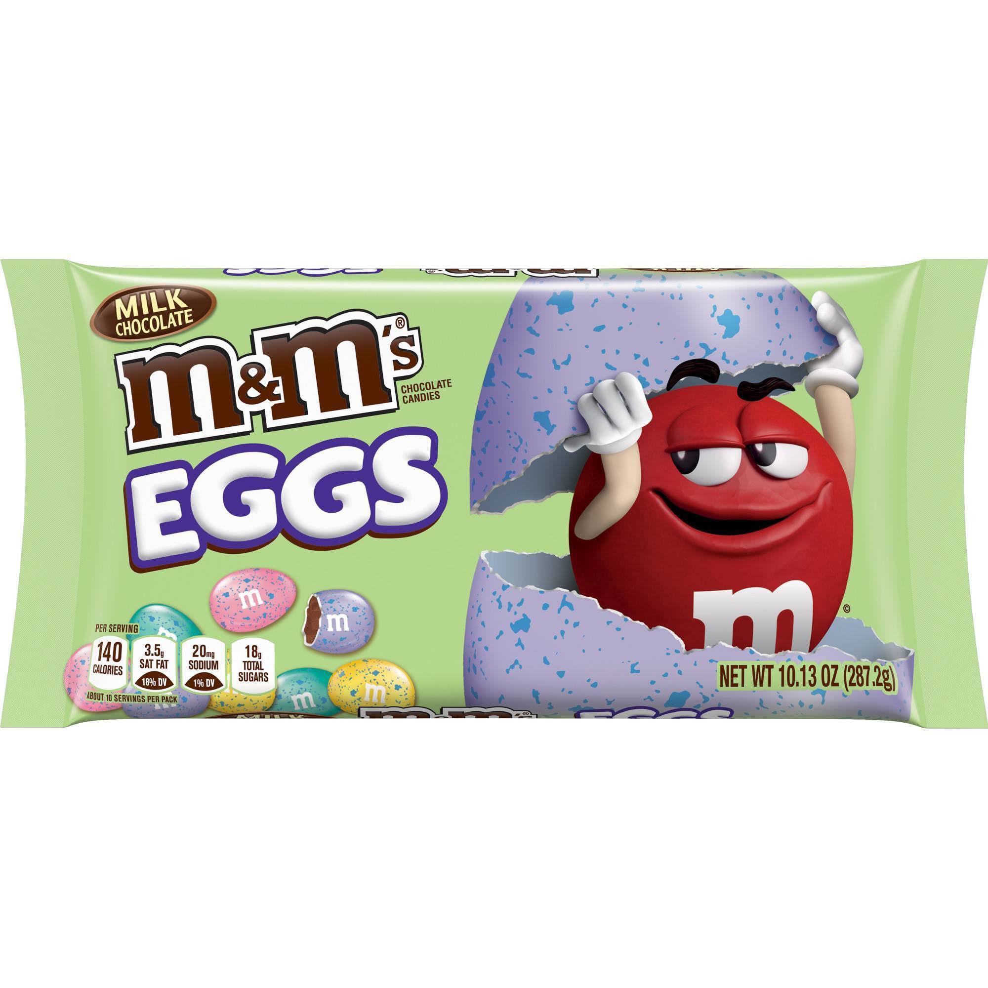 M&M's Chocolate Candies, Milk Chocolate, Eggs - 10.13 oz