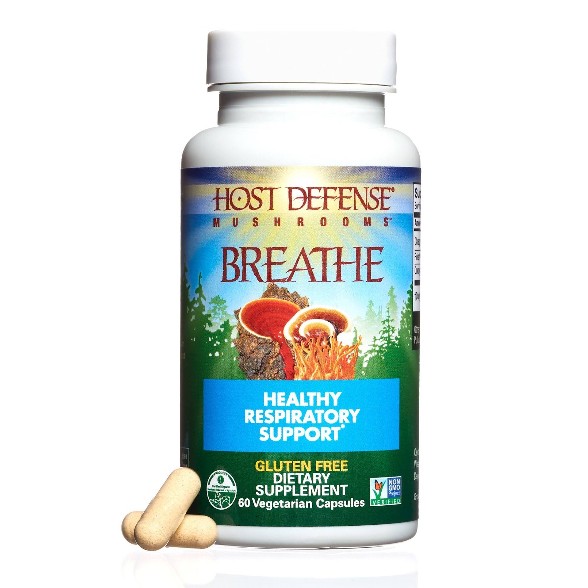 Host Defence Breath Healthy Respiration Support - 60 capsules
