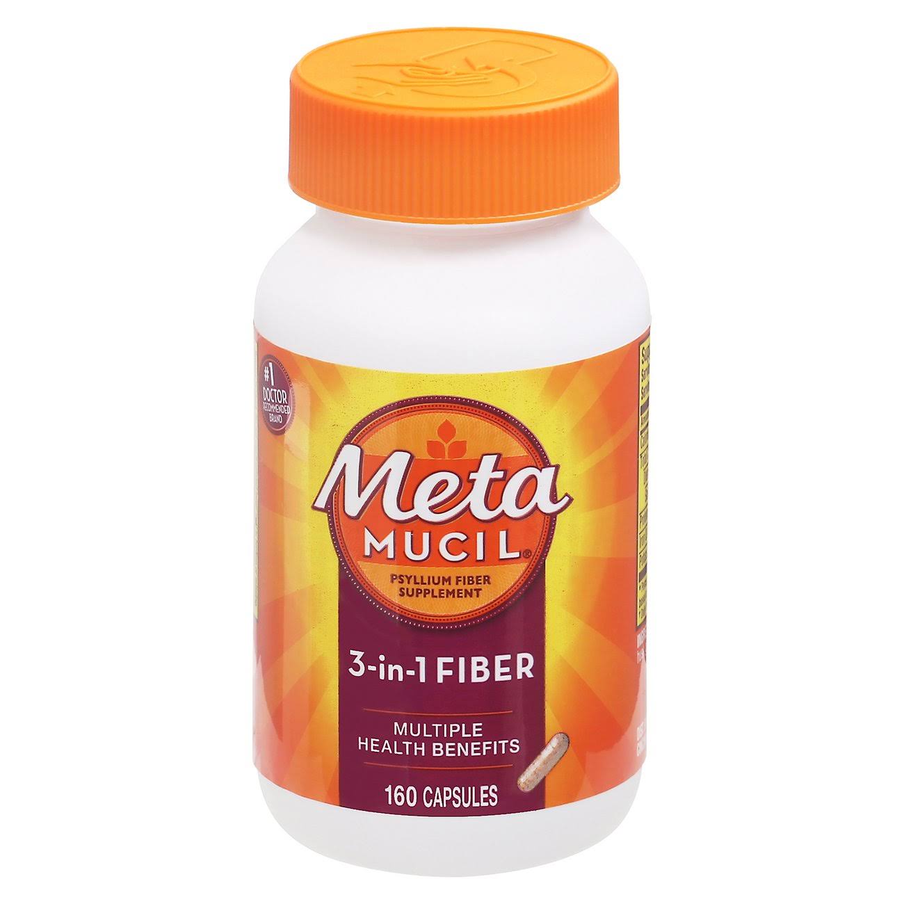 Metamucil Multi-health Psyllium Fiber Supplement - 160 Capsules