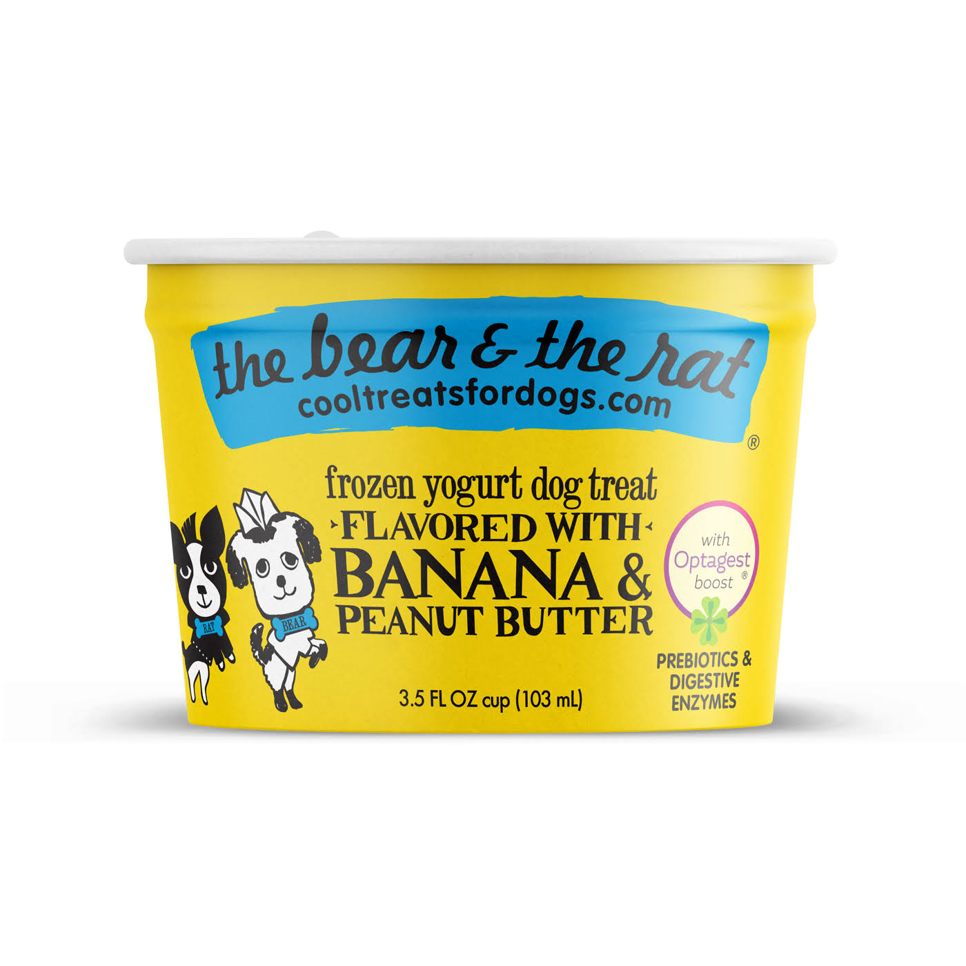 The Bear & The Rat Frozen Yogurt BANANA/PEANUT Butter