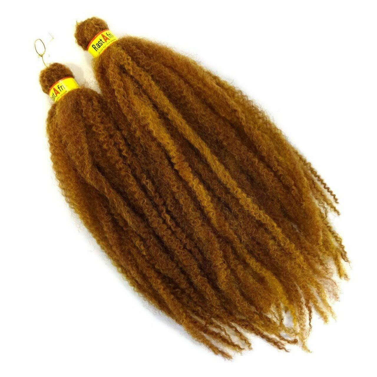 Rastafri Dream Romance Curl Braiding Hair (HM30/144 - Light Auburn/Honey Blond HL)