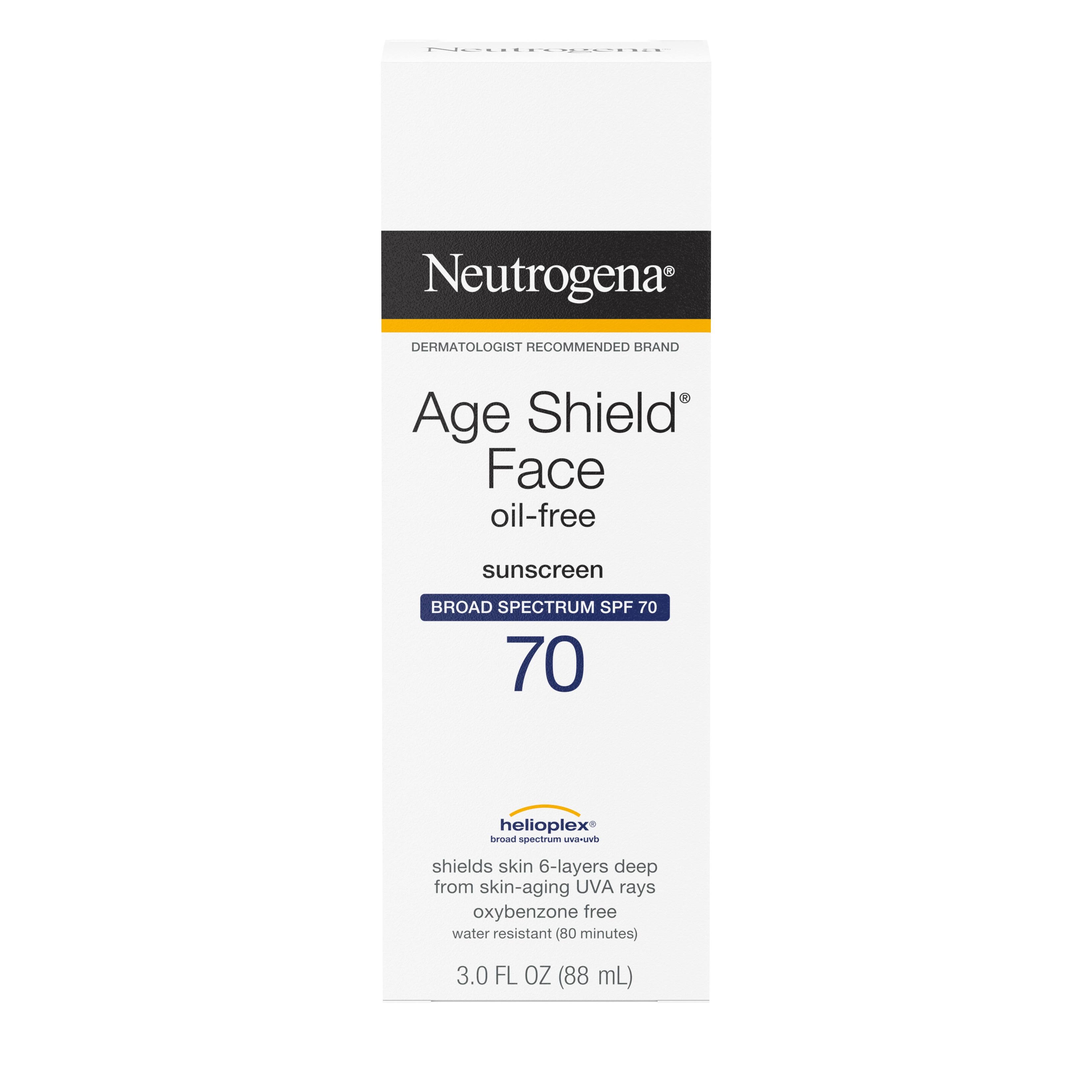 Neutrogena Age Shield Helioplex 360 Sunscreen Face Lotion - SPF 70, 88ml