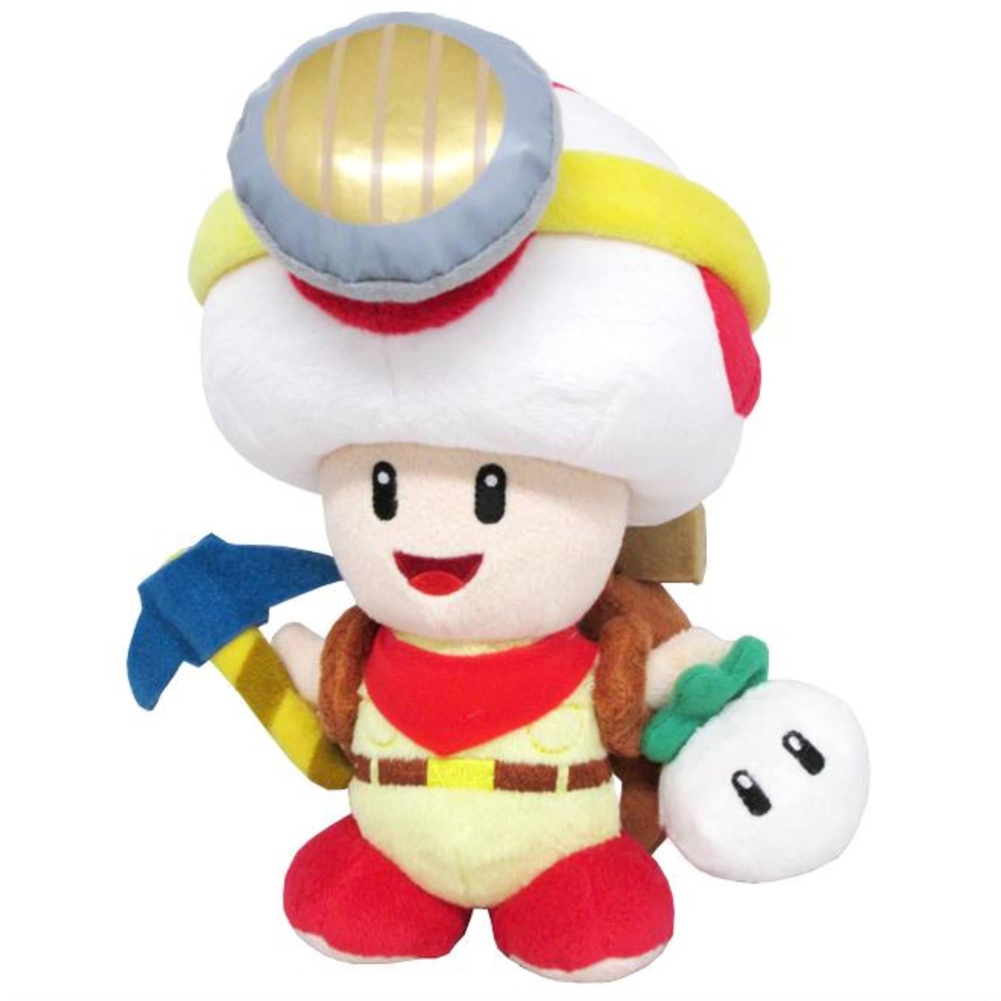 Nintendo Super Mario Captain Toad Standing Plush Toy - 9"