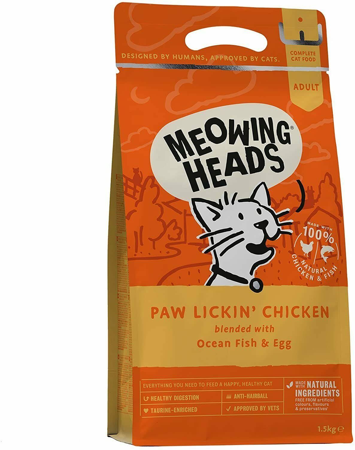 Meowing Heads Paw Lickin Chicken 1.5kg