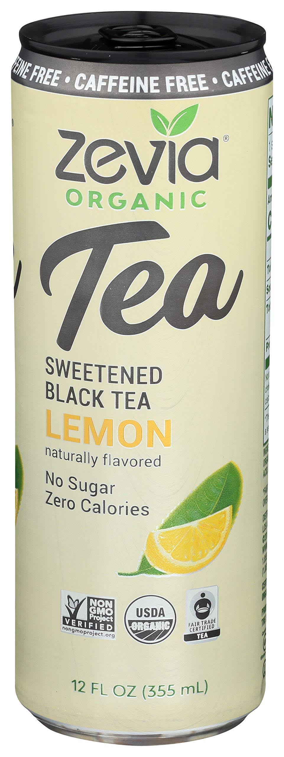 Zevia - Black Tea Lemon, 12 Oz