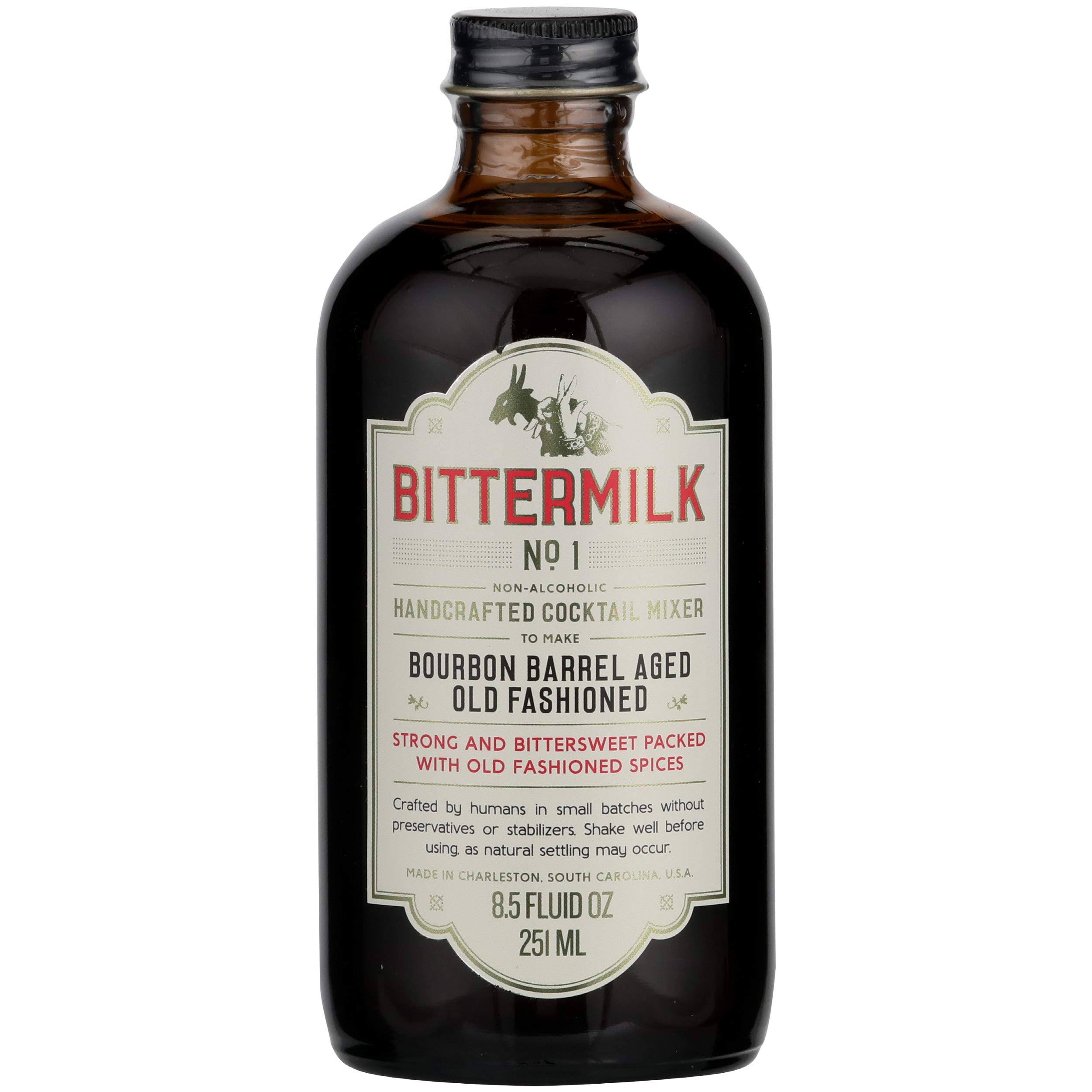 Bittermilk No.1 Bourbon Barrel Aged Old Fashioned Cocktail Mix - 8.5oz