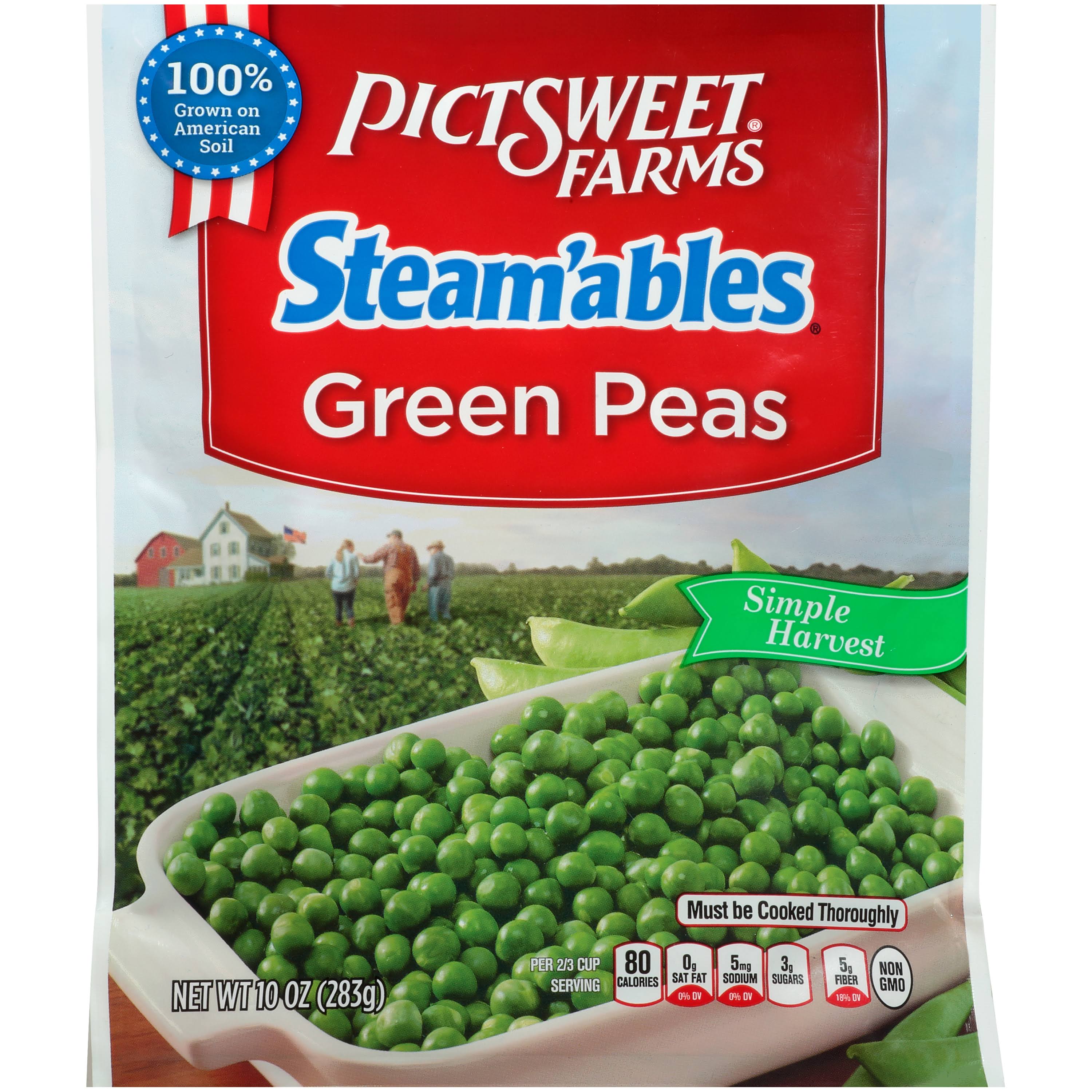 Pictsweet Farms Steam'ables Green Peas - 10 oz