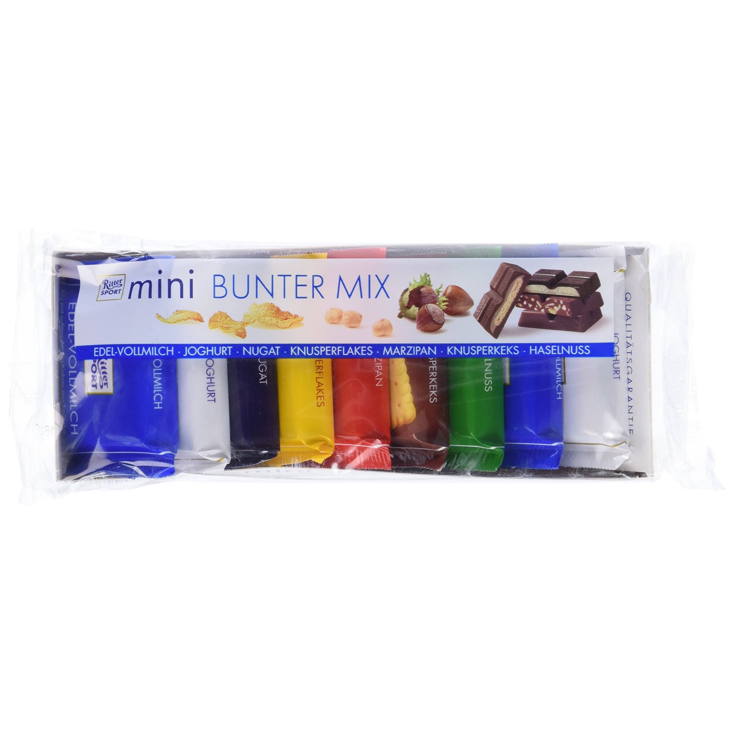 Ritter Sport Mini Chocolate Mix Pack - 150g, 9pk