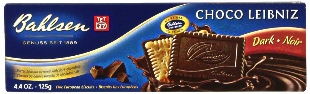 Bahlsen Choco Leibniz Dark Cookies 12 Boxes - Leibniz Butter Biscuit