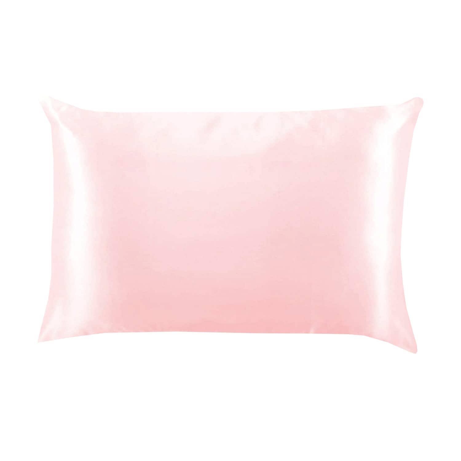 Lemon Lavender Satin Pillowcase Pink