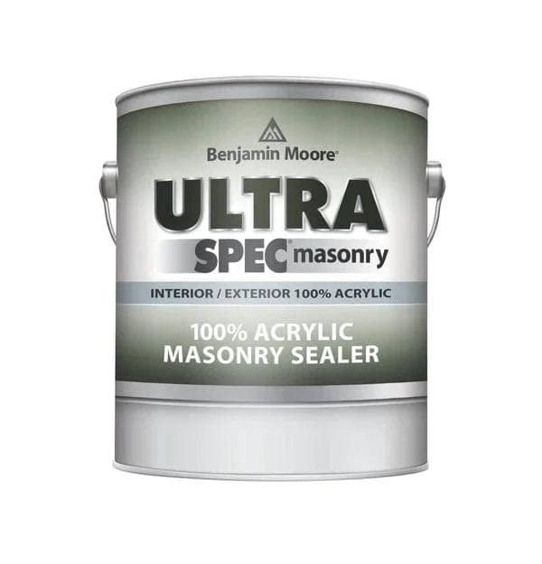 Benjamin Moore Ultra Spec Masonry Exterior 100% Acrylic Sealer Primer (608) - Gallon / White