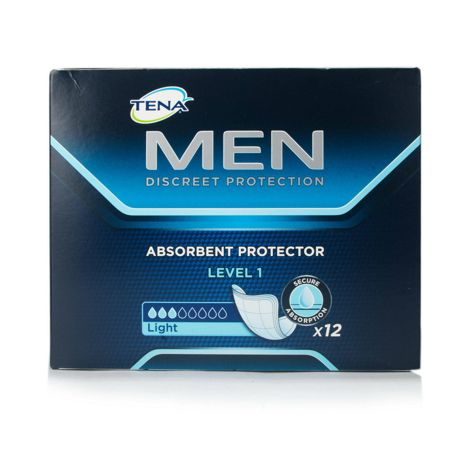 TENA Men Absorbent Protector - Level 1, 12 Pads